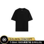 GOLDEN CONCEPT T-SHIRT OVERSIZE (刺繡款/黑色) CT-TS521-BKE