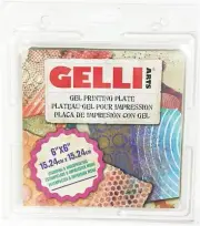 Gelli Arts Gel Printing Plate - 6" X 6" Gel Plate Reusable Gel Printing Plate...