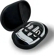 Case for Apple Vision Pro Headset with Custom Fit and Accessories Compartments, Microfiber Lined, Zipper Lock