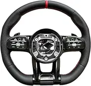 Car Sports Steering Wheels Compatible With Benz AMG GLA GLC GLB GLE CLA SLC CLS W204 W205 W211 W212 W124 W164 Car Accessories(1Pcs Right)