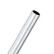 1-Pack 6063 Aluminum Round Tube, 24mmx28mm(IDxOD) 300mm Length Straight Tubing