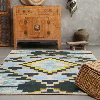 在飛比找樂天市場購物網優惠-清倉地毯印度進口手工羊毛毯編織現代簡約ins客廳茶幾毯臥室床