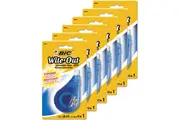 6 Pack Bic Wite-Out EZ Correct Grip Correction Tape 4.2mmx12m
