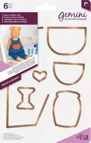 Gemini - Multi Media Die - Build-A-Buddy Baxter the Bear Accessory Set Die- Set