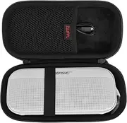 Hard EVA Case Compatible with Bose SoundLink Flex 2nd Gen/Bose SoundLink Flex Bluetooth Speaker, Waterproof, Shockproof and Dustproof Carrying Travel Speaker Case - Black
