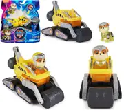 Paw PatrolRubble & bulldozer-The Mighty Movie Themed Assorted Zuma Rubble Chase Cruiser Car Truck
