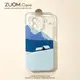 zuom 治愈港風月夜雪山適用15蘋果13手機殼iphone14promax新款12mini防摔11pro軟殼xsmax透明xr硅膠8plus女7