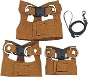 Bearded Dragon Harness, Leash Set Escape, 4.72 x 4.72 in Proof Lizard Traaction Strap, Comfortable Reptile Amphibian Harness for Crested Geckos, Lizards, Safe Outdoor Exploration