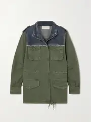 [Chloé] Chloé - Paneled Denim Jacket - Blue - FR 38 FR 38 Blue