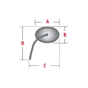 HIGHSIDER Mirror PHOENIX 1, silver