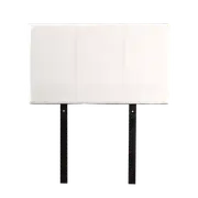 PU Leather Single Bed Headboard Bedhead - White