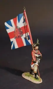 JOHN JENKINS SEVEN YEARS WAR 1756 - 1763 WB84-03 BRITISH 84TH REGIMENT STANDARD