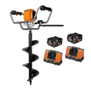 AEG 2 x 18V (36V) 4.0Ah FUSION Post Hole Digger Kit