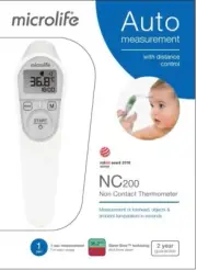 MICROLIFE M/LIFE IR F/H THERM NON CON NONCON THERMOMETER INFRARED FOREHEAD CONTA