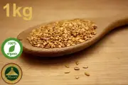 Organic Linseeds 1kg Golden Flax Seeds 100% Organic Australian Flaxseeds