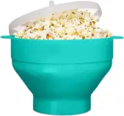 Silicone Popcorn Maker Microwave Popcorn Maker, Collapsible Bowl, BPA Free, Hot