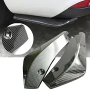 2x Universal Carbon Fiber Rear Bumper Lip Diffuser Splitter Canard Protector EAW (for: Volvo)