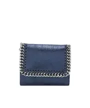 Stella McCartney Chain Detailed Wallet One size Blue
