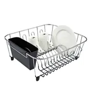 Dline Dish Drainer Black Sm 36.5x32.5x14.5cm