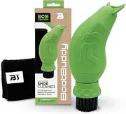 Eco BootBuddy® Sustainable Shoe Cleaning Kit – Made from Recycled Plastic – Feat. Strong Brush-Head, Built-in Water Tank and Durable Scraper with Quick-Dry Towel – Award-Winning Portable Boot Cleaner