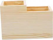LIFKOME Wood Makeup Organizer Nail Art Tool Storage Case Desktop Organizer Office Study Home Decor Tidy Storage