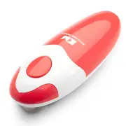 Kitchen Mama Electric Can Opener, Hands-Free Automatic, Safe Cut, Durable, Red
