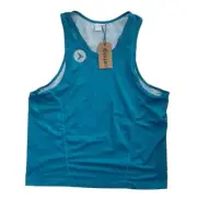 Catfish Athlete Apparel Men's Run Singlet Size 2XL Teal Brand New Casual C10