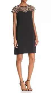 Aidan Mattox Embellished Shift Dress MSRP $350 Size 2