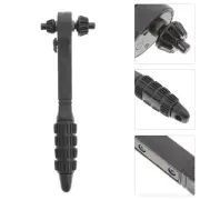 Drill Chuck Key Wrench Two-Headed Ratchet Spanner Ratcheting Adapter for