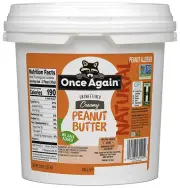 Natural, Creamy Peanut Butter, 5Lb Pantry Pal (Same as 5 Jars)- Salt