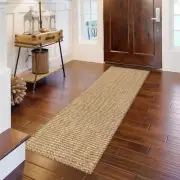 Raleigh Jute Boucle Natural Runner Rug - 2 ft. x 7 ft.