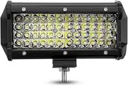 BYBDQKTVEH Offroad LED Light Bar/Work Light 12 24 Volt Spotlight LED Light Bar for Car Truck Boat 4x4 ATV LED Headlights Compatible with Niva Compatible with Lada Work Light(1pc 144W LED BAR)