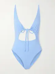 [BONDI BORN] BONDI BORN - + Net Sustain Alma Cut-out Embodee™ Swimsuit - Lilac - x small x small Purple