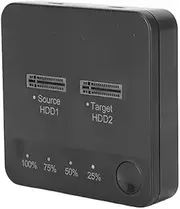 Annadue M.2 SSD Duplicator Dual Bay, M.2 SATA SSD Docking Station Supports Offline Clone for 2 M.2 SATA SSD(2230 22242 2260 2280 22110)