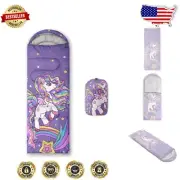 Unicorn 3-Season Sleeping Bag - Lightweight, Waterproof, and Family-Friendly