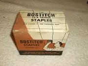 VINTAGE Bostitch STCR 5019-1/2" 1M Staples 5000/Box USA Made TS-8 P4-8 TACKER