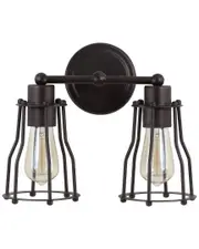 JONATHAN Y Designs 2-Light Florence Bronze Vanity Light