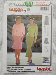 Burda Sewing Pattern - 8973 - Skirts sizes 8-20. Uncut.