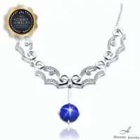 在飛比找momo購物網優惠-【Hommy Jewelry】伊麗莎白的星辰｜藍寶石項鍊(法