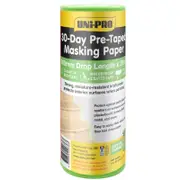 UNi-PRO 300mm x 20mt 30-Day Pre-Taped Masking Paper Dispenser