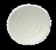 Oneida F1100000500 Eclipse Bone White 6-3/8" Diameter Porcelain Saucer - 3 Doz