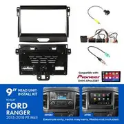 Aerpro 9" Multimedia Receiver Head Unit Kit to suit Ford Ranger 2015-2018 - AKFO3
