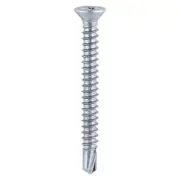 Timco - Window Fab Screws - Countersunk with Ribs PH - Zinc (3.9x13 - 1000 Pcs)