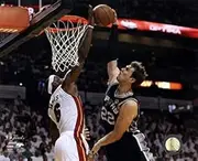 LeBron James Game 2 of the 2013 NBA Finals Action Sports Photo