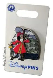 DISNEY Parks Peter Pan Villains Captain Hook Pin
