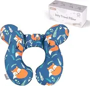 KAKIBLIN Baby Neck Pillow, Upgraded Baby Support Pillow,Baby Neck Support Pillow for Carseat, Newborn Neck Support for Car Seat,Pushchair,Travel