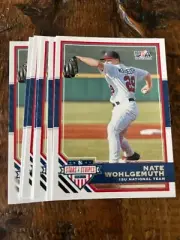 7x NATE WOHLGEMUTH 2017 Panini Stars & Stripes LOT Team USA RC #67