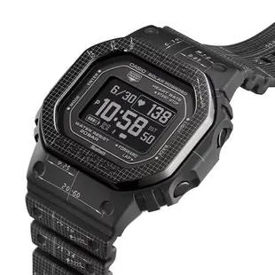 【CASIO 卡西歐】G-SHOCK 心率偵測 藍牙 太陽能電力 替換式錶圈/錶帶組 經典方型 運動系列 DW-H5600EX-1_44.5mm