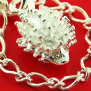 Charm Bracelet Bangle Real 925 Solid Sterling Silver 21st Key Antique Design
