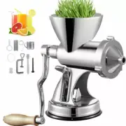 Suction cup base stainless steel manual wheatgrass juicer extractor